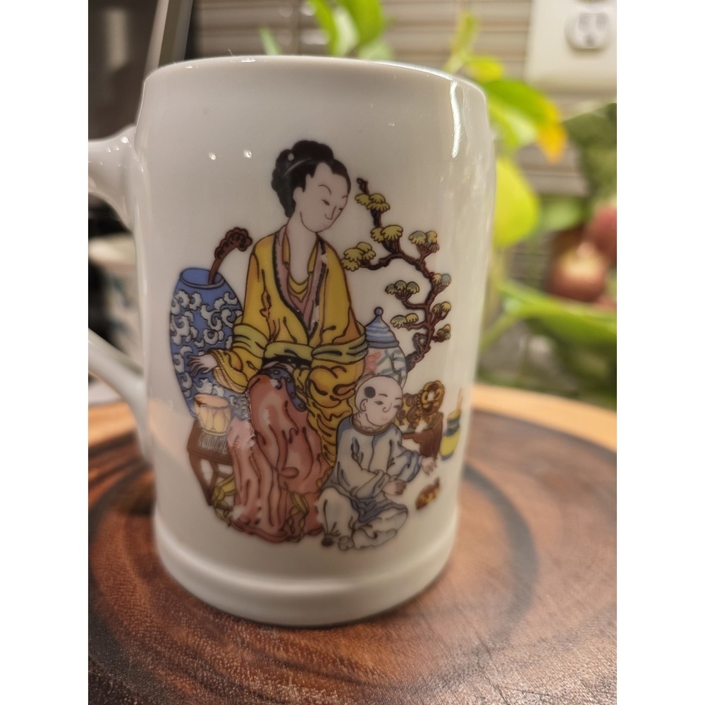 VTG Chinoiserie Style Porcelain 10 oz Coffee‎ Tea Mug by Royal Porzellan Bavaria